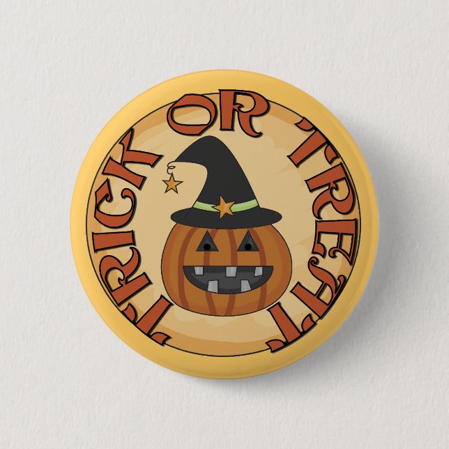Trick or Treat Tshirts and Gifts 6 Cm Round Badge (Front)
