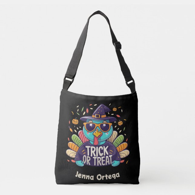 Trick or Treat Turkey - Hocus Pocus Crossbody Bag (Front)