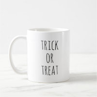 Trick or Treat Typography | Minimalist Halloween