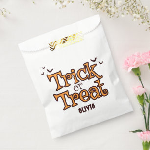 Trick or Treat Vintage Halloween Favour Bags