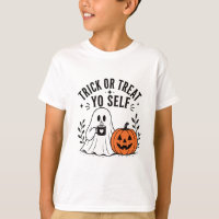 Trick or Treat Yo Self Funny Ghost Coffee Hallowee