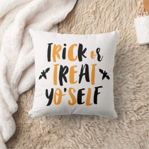 Trick or Treat Yo'self Halloween Cushion