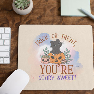 Trick or Treat You're Scary Sweet Mouse Mat