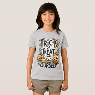 Trick Or Treat Yourself - Halloween  Tri-Blend Shirt