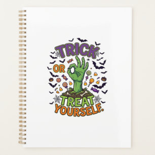 Trick Or Treat Yourself Zombie Hand Halloween Cand Planner