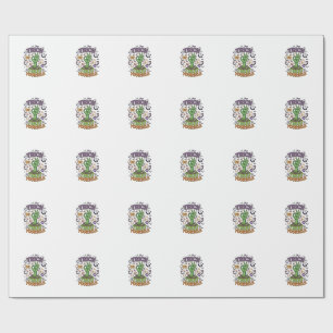 Trick Or Treat Yourself Zombie Hand Halloween Cand Wrapping Paper