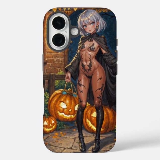 Trick or Treater, Brave Halloween Costume Girl Case-Mate iPhone Case (Back)