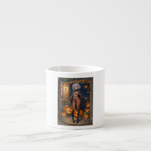 Trick or Treater, Brave Halloween Costume Girl Espresso Cup