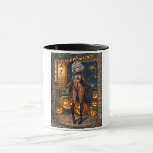 Trick or Treater, Brave Halloween Costume Girl Mug