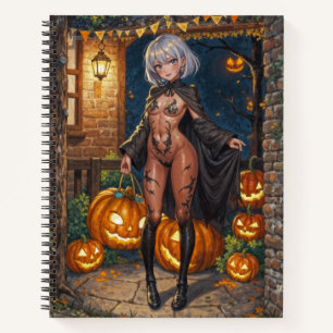 Trick or Treater, Brave Halloween Costume Girl Notebook