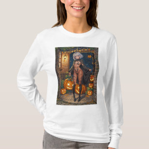 Trick or Treater, Brave Halloween Costume Girl T-Shirt