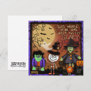 Trick or Treater Spooky Kids Inspirivity Holiday Card