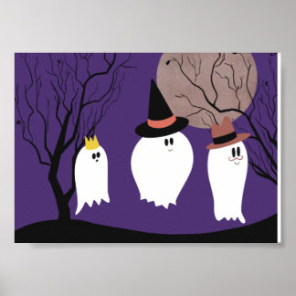 Trick or treaters poster