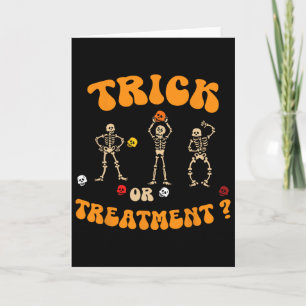 Trick Or Treatment Physical Therapy Skeleton Pt Ha Card