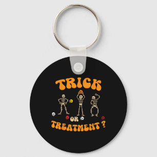 Trick Or Treatment Physical Therapy Skeleton Pt Ha Key Ring
