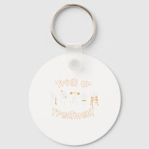 Trick Or Treatment Pt Physical Therapy Therapist H Key Ring