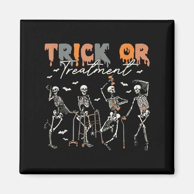 Trick Or Treatment Pt Physical Therapy Therapist H Magnet (Front)