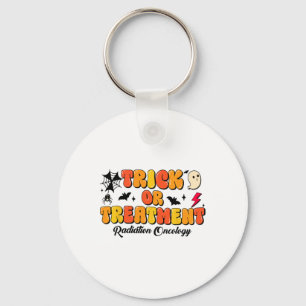 Trick Or Treatment Radiation Oncology Halloween 2 Key Ring