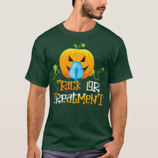 Trick Or Treatment Respiratory Therapist Nurse Hal T-Shirt