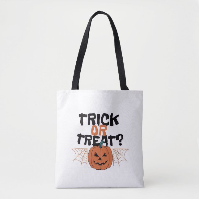 Trick or Treats Halloween Tote bag (Front)