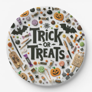 Trick or Treats Paper Plate