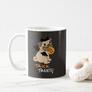 Trick or Treats Pug Costume Coffee Mug