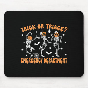 Trick Or Triage Emergency Department Er Skeleton H Mouse Mat