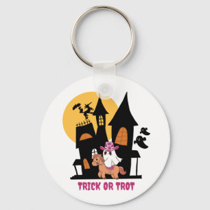 Trick Or Trot Key Ring