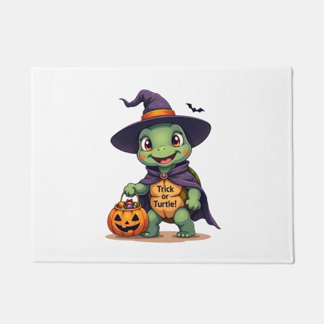 Trick-or-Turtle Doormat (Front)