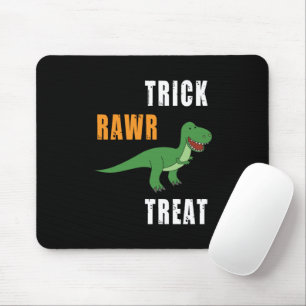 Trick Rawr Treat Cute Halloween Tyrannosaurus Rex Mouse Mat