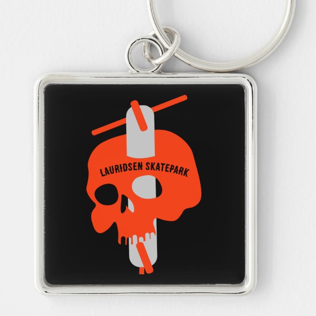 Trick Scooter Freestyle Skatepark Key Ring (Front)