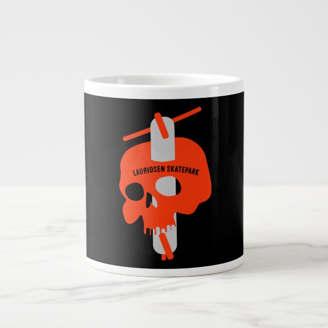 Trick Scooter Freestyle Skatepark Large Coffee Mug (Front)