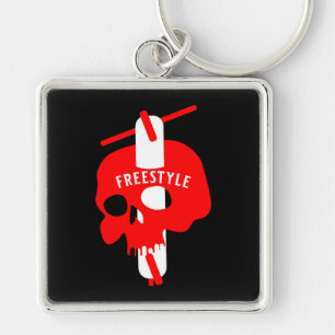 Trick Scooter Rider Key Ring