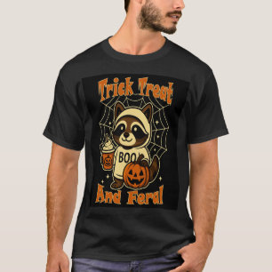 Trick Treat and Feral Cute Halloween T-Shirt