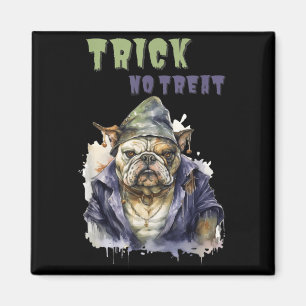 Trick Treat _ Goblin Dog _ English Bulldog _ Magnet