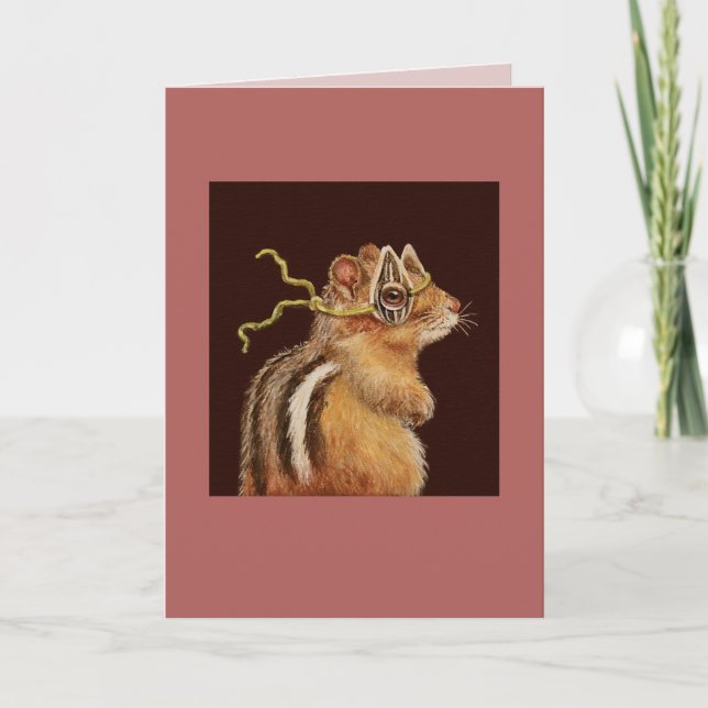 Trickie the chipmunk card (Front)