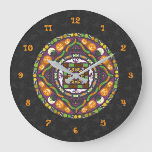 Tricks and Treats Mandala Clock