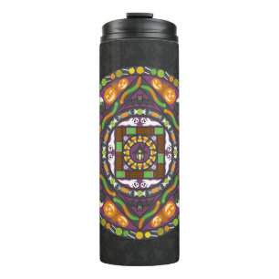 Tricks and Treats Mandala Thermal Tumbler