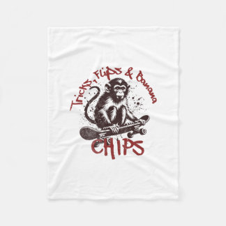 Tricks fleece blanket