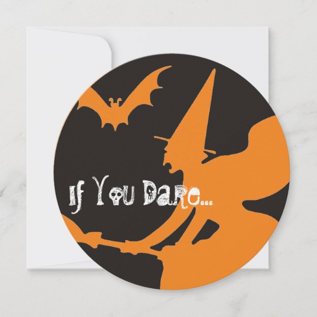 Tricks & Treats 5.25 x 5.25 Invitation Circle (Front)
