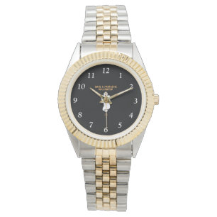 Trickster Ghosts Unisex Two-Tone Bracelet Watch