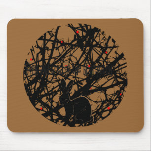 Trickster Rabbit in Briar Patch Mouse Mat