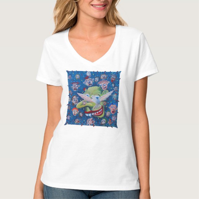 Trickster versus the Dove T-Shirt (Front)