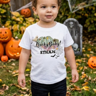Tricky Baby Halloween 2026personalized toddler T-Shirt