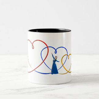 Tricolor Armenian Hearts Mug