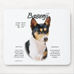 Tricolor Basenji History, All about Basenjis Mouse Mat