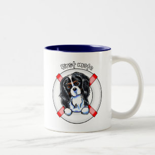 Tricolor Cavalier CKCS First Mate Two-Tone Coffee Mug
