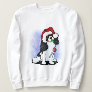 Tricolor Cavalier Spaniel Christmas Sweatshirt