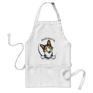 Tricolor Corgi Its All About Me Standard Apron