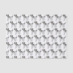 Tricolor Danish-Swedish Farmdog Cute Dogs Pattern Tissue Paper